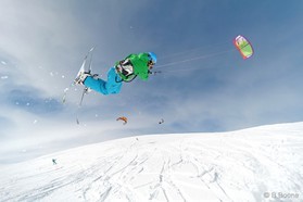 Fabio Ingrosso - snowkite en Macedonia - Popova Shapka
